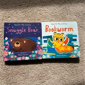 you’re my little snuggle bear, you’re my little book worm by Natalie Marshall